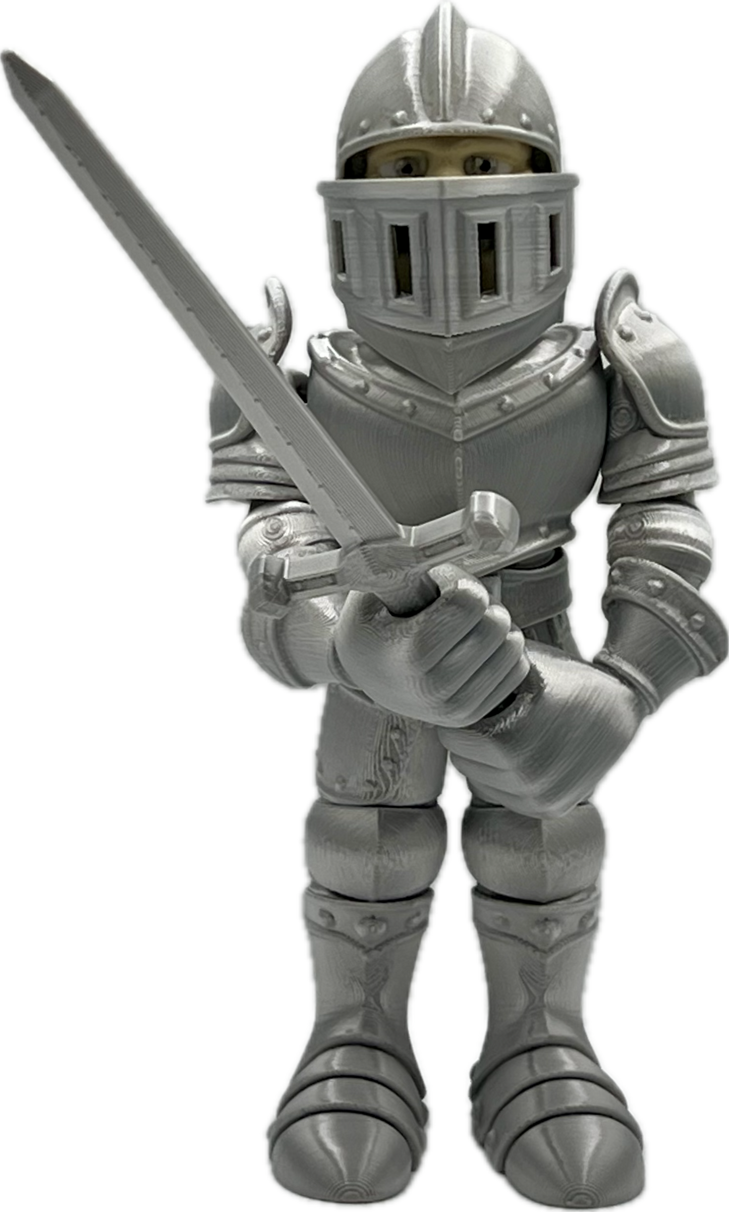 Flexi Silver Knight with Sword