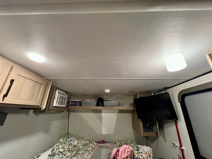 Cylinder RV LED Puck Light Shade
