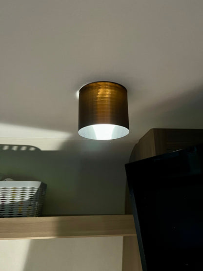 Cylinder RV LED Puck Light Shade