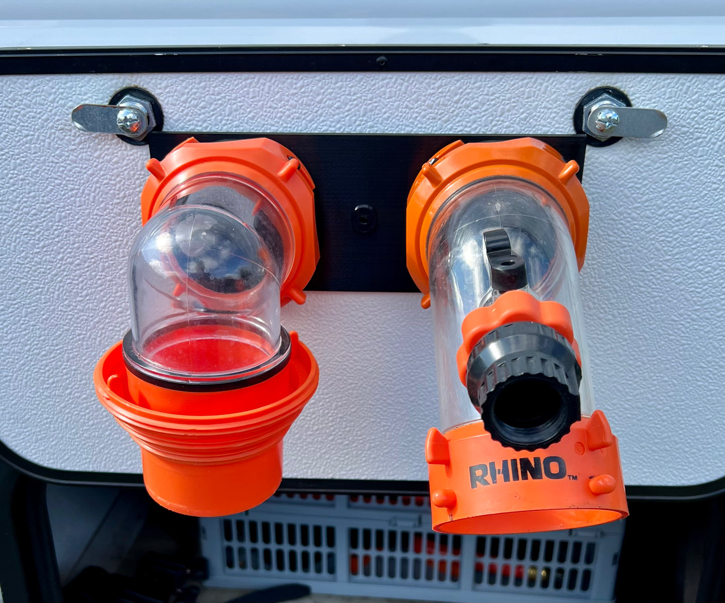 RV Sewer Hose Elbow Holder