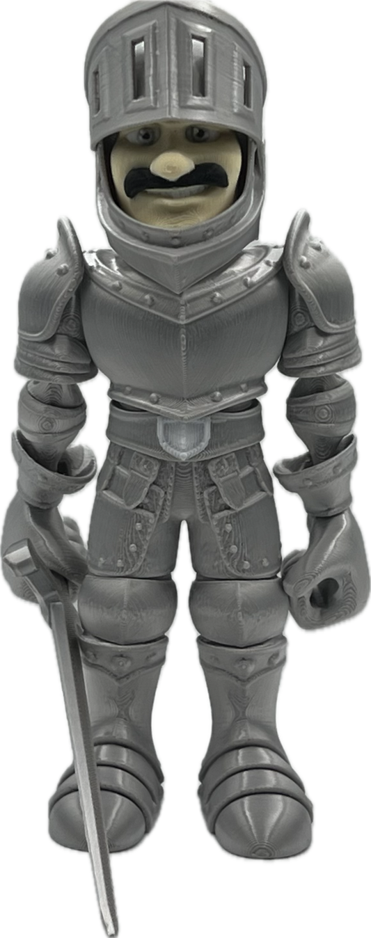 Flexi Silver Knight with Sword
