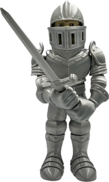 Flexi Silver Knight with Sword