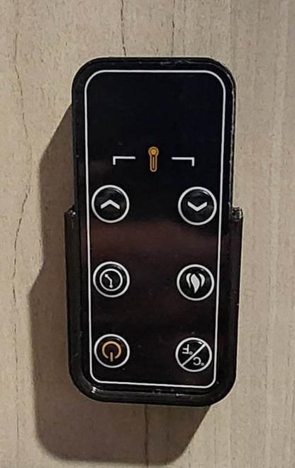 Electric Fireplace Remote Holder and Glass Clips